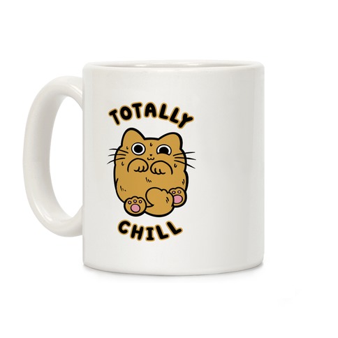 Totally Chill Cat Coffee Mug