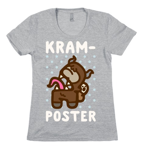 Kram-Poster White Print Womens T-Shirt