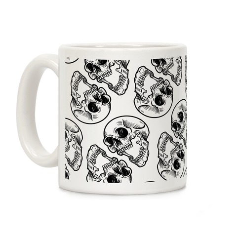 Skull Pattern Coffee Mug