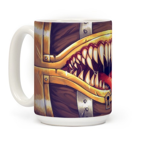 Definitely NOT a Mimic Double sided Mug with Color Inside – Level 1 Gamers
