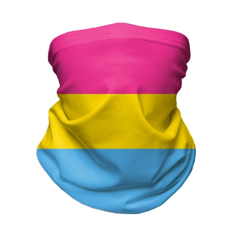 Pansexual Flag Neck Gaiter Lookhuman