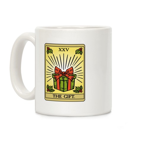 The Gift Tarot Card Holiday Gift Tags Coffee Mug