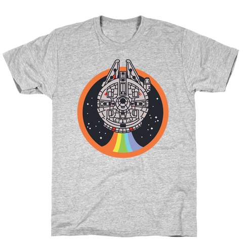 Retro Rainbow Falcon T-Shirt