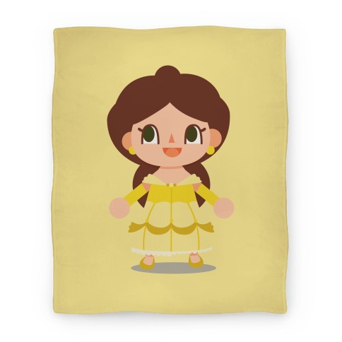 Princess Crossing Belle Parody Ball Gown Blanket