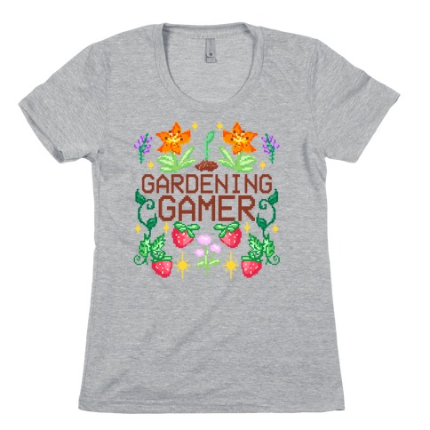 Gardening Gamer Womens T-Shirt