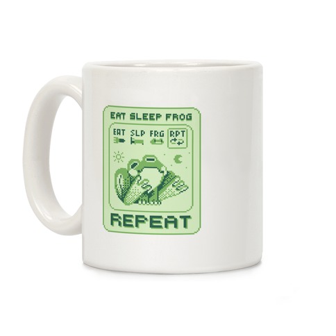 EAT, SLEEP, FROG, REPEAT Coffee Mug