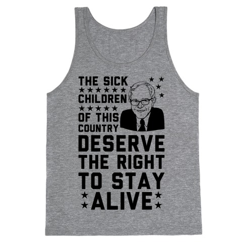 The Right To Stay Alive Bernie Tank Top