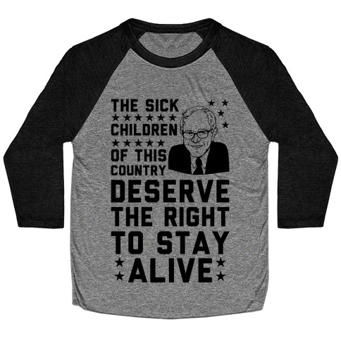 The Right To Stay Alive Bernie Baseball Tee