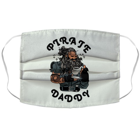 Pirate Daddy Accordion Face Mask