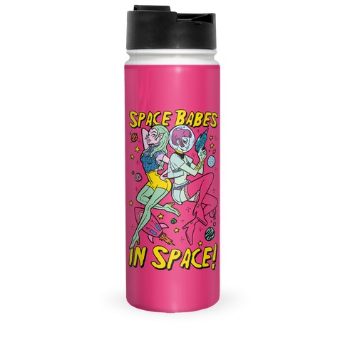 Space Babes In Space! Travel Mug
