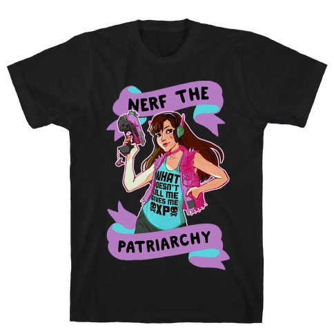 Nerf The Patriarchy Parody T-Shirt