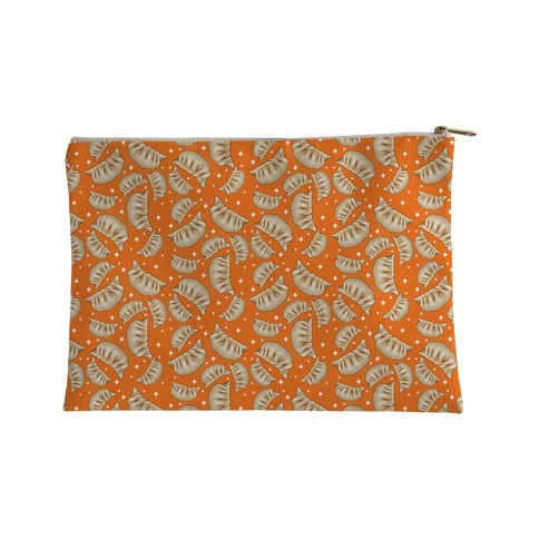 Dumplings Pattern Orange Accessory Bag