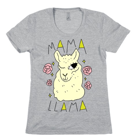 Mama Llama Womens T-Shirt