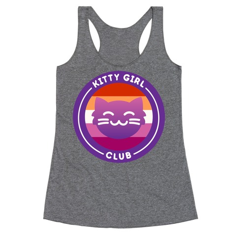 Kitty Girl Club Patch Racerback Tank Top