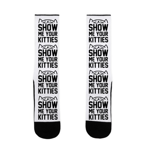 Show Me Your Kitties Sock