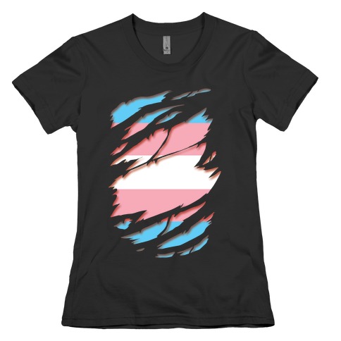 Ripped Shirt: Trans Pride Womens T-Shirt