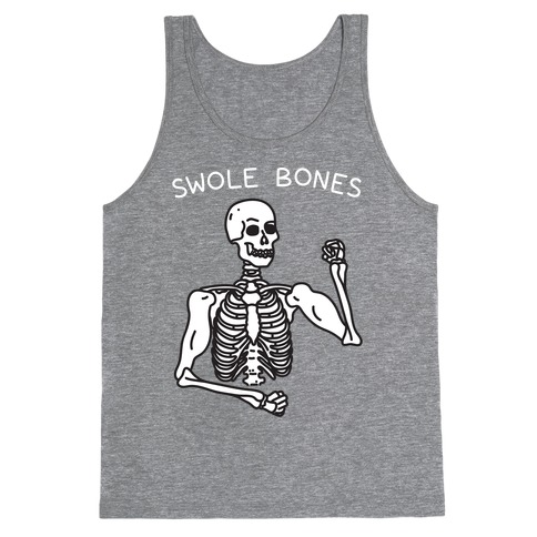 Swole Bones Skeleton Tank Tops | LookHUMAN