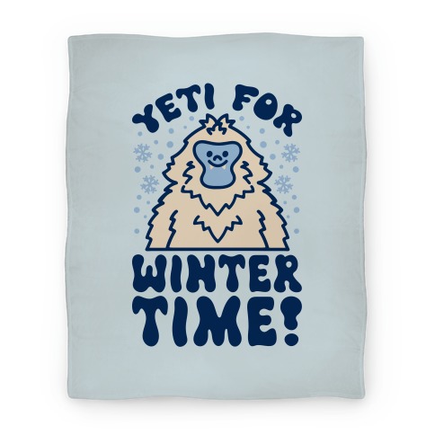 Yeti For Winter Time Blanket