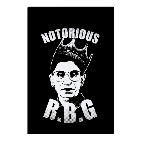 Notorious RBG (Ruth Bader Ginsburg) Garden Flag