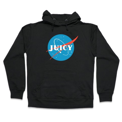 JUICY NASA Parody Hooded Sweatshirt