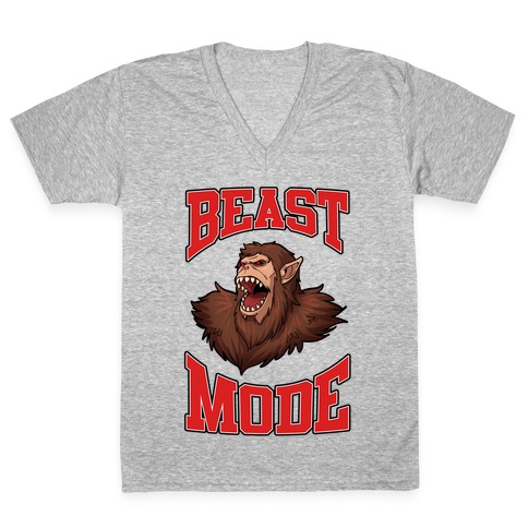 Beast Mode (Beast Titan) V-Neck Tee Shirt