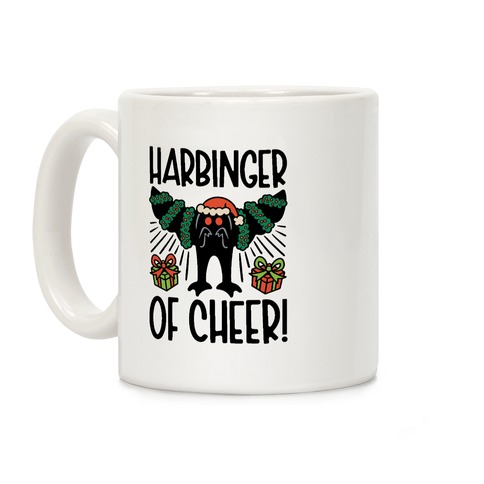 Harbinger of Cheer Mothman Parody Coffee Mug