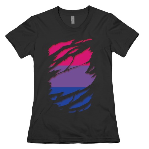 Ripped Shirt: Bi Pride Womens T-Shirt