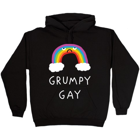 Grumpy Gay Hooded Sweatshirt