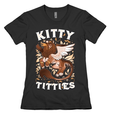 Kitty Titties Womens T-Shirt
