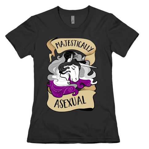 Majestically Asexual Womens T-Shirt
