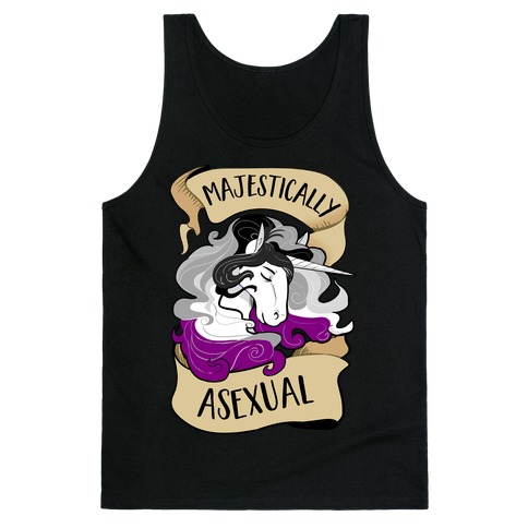 Majestically Asexual Tank Top