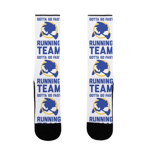 Gotta Go Fast Running Team Sock