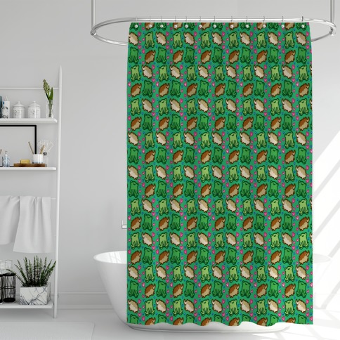 Frogs and Hogs Shower Curtain