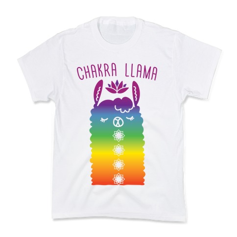 Chakra Llama Kids T-Shirt