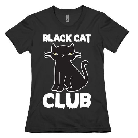 Black Cat Club Womens T-Shirt