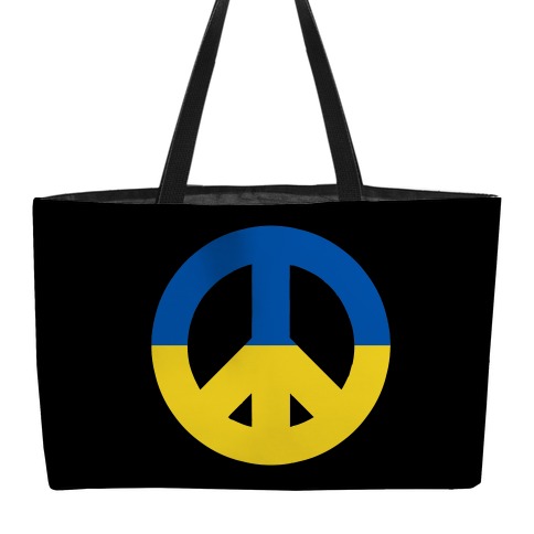 Peace symbol (Ukraine) Weekender Tote