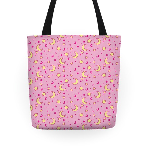 Dreamy Pastel Moon And Stars Tote
