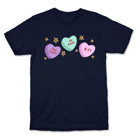 Distant Candy Hearts T-Shirt