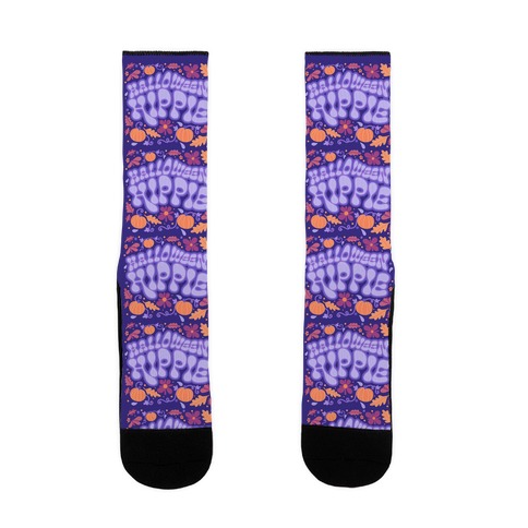 Halloween Hippie Sock