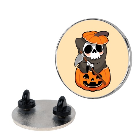 Cute Halloween Grim Reaper Pin