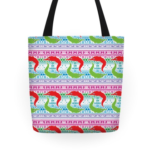 Oh Worm Ugly Sweater Tote