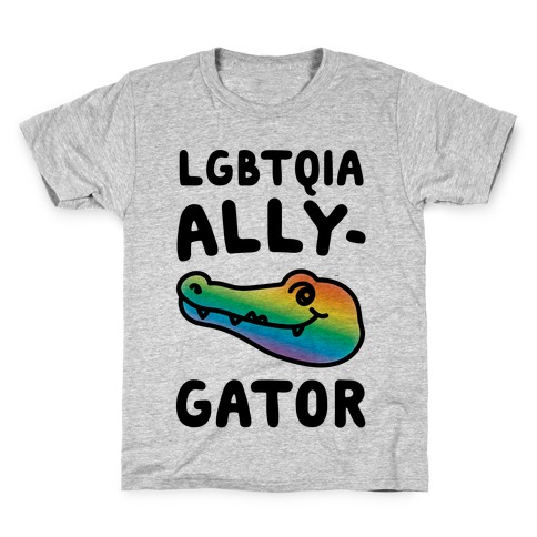 LGBTQIA Ally-Gator Kids T-Shirt