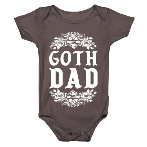 Goth Dad Baby One-Piece