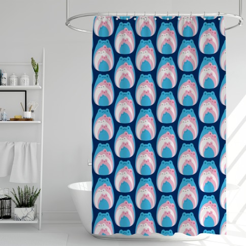Frogs In Frogs In Frogs Trans Pride Shower Curtain