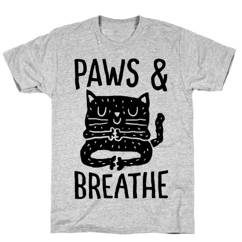 cat yoga t shirt