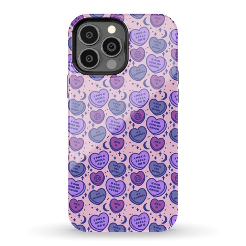 Witchy Candy Hearts Phone Case