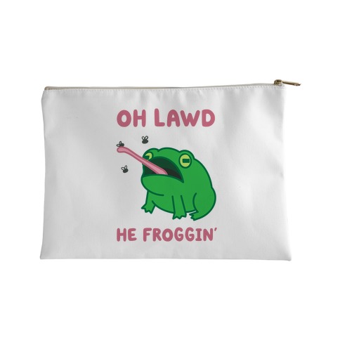 Oh Lawd He Froggin' Accessory Bag