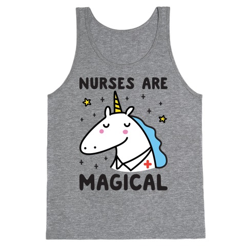 Nurses Are Magical Unicorn Tank Top