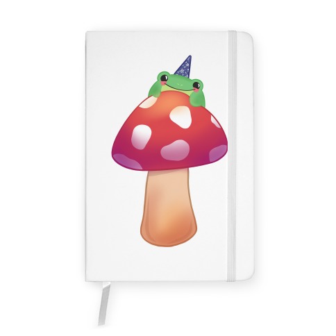 Magic Mushroom Frog Notebook