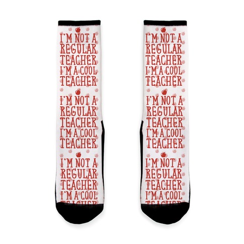 Cool Teacher Sock
